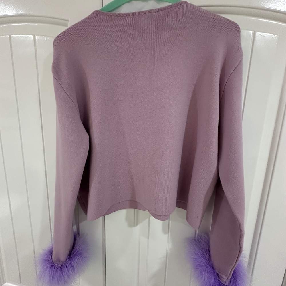 NWT SLEEPER Sweater Lavender - Picture 2 of 9